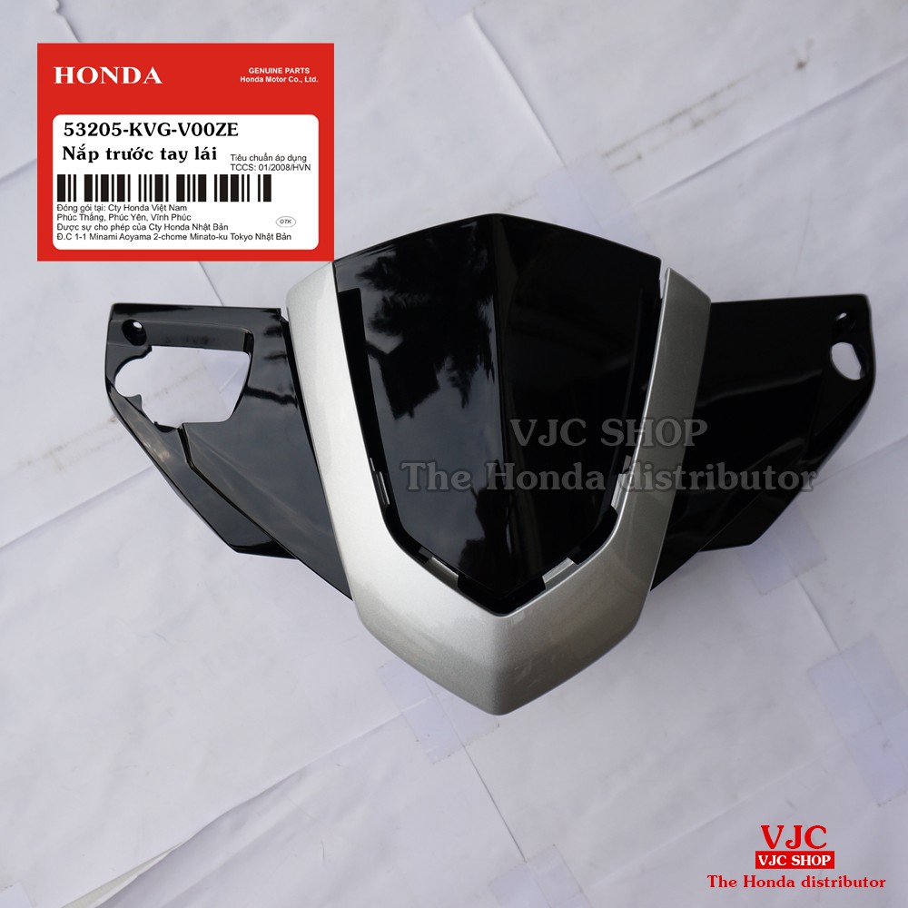 Honda Air Blade 110 - Bộ Ốp Nhựa Nắp Trước Tay Lái (Bộ Đầu Bàn Thờ) 53205-KVG-V00ZE