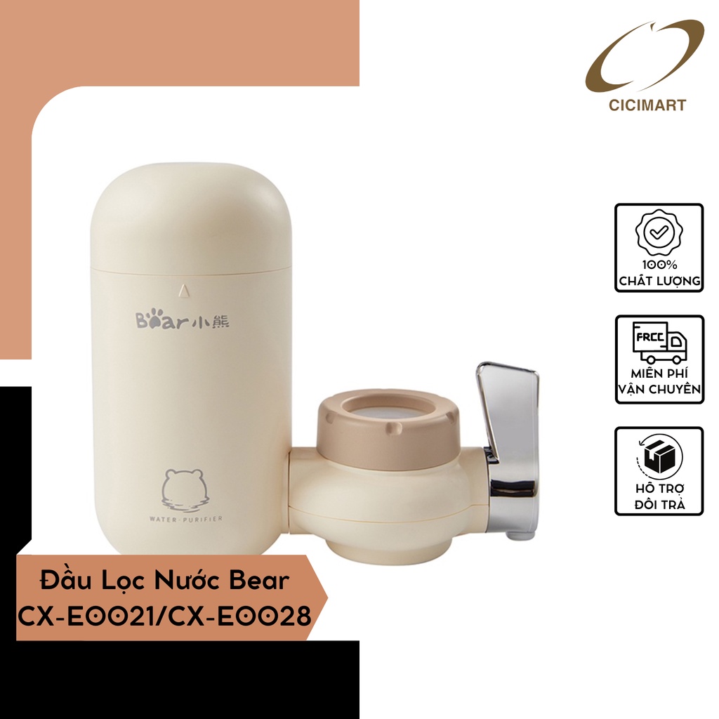 Đầu Lọc Nước Bear CX-E0021/CX-E0028 Chất Liệu Gốm Sứ Cao Cấp Giúp Loại Bỏ Cặn Bẩn - Hàng Chính Hãng