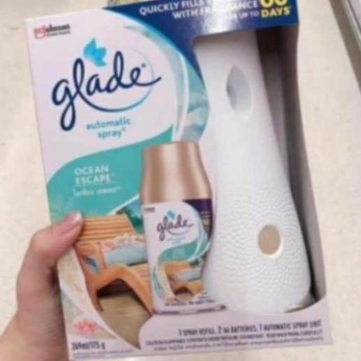 Máy xịt thơm phòng tự động GLADE, máy xịt phòng tự động hương thơm dịu nhẹ, thay lõi 269ml, - 2022