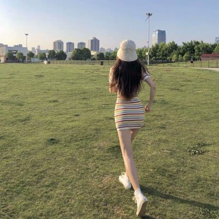 Đầm body sọc dày dặn siêu tôn dáng ( có sẵn )