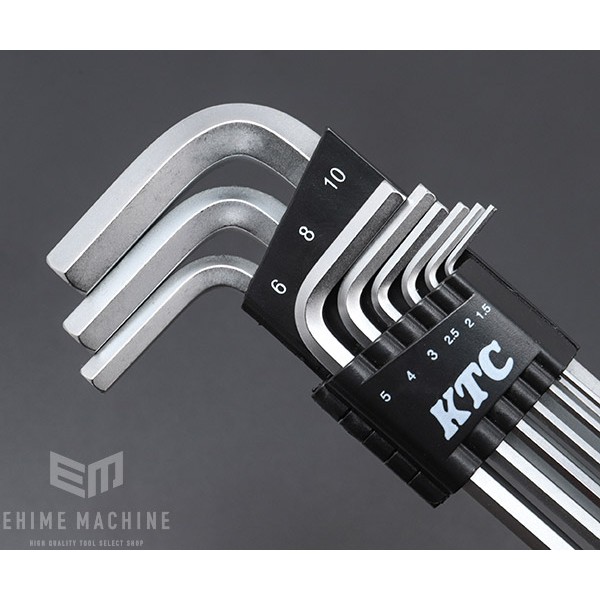 Bộ lục giác KTC Nhật đầu bi HL259SP gồm 9 cỡ từ 1.5-10mm - Có trong bộ dụng cụ của YAMAHA Việt nam