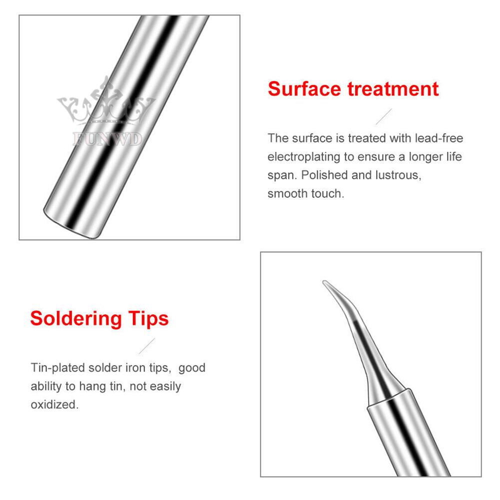 【FUNWD】Soldering Iron Tip 900M-T-SK 900M-TI Anti-oxidation Corrosion Resistance