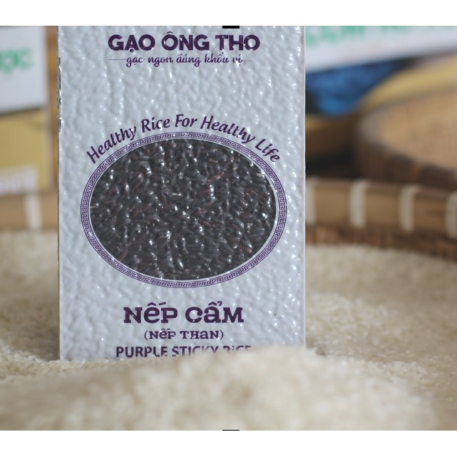 Nếp Cẩm Túi 1kg ( Nếp Than ) Ông Thọ