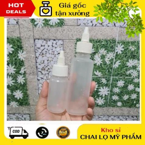 [GIÁ TẬN GỐC] [Combo 5sp] Chai Nhựa ❤ Chai nhựa nhỏ giọt AC 50ml,100ml chiết mực, dung dịch, mỹ phẩm, phụ kiện du lịch