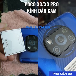 [Xiaomi Poco M3/ X3/ X3 Pro] Combo dán lưng 3D chống xước vân Cacbon, dán kính camera