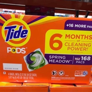 Thùng 168 viên giặt Tide pods Mỹ( mẫu mới) nk03023