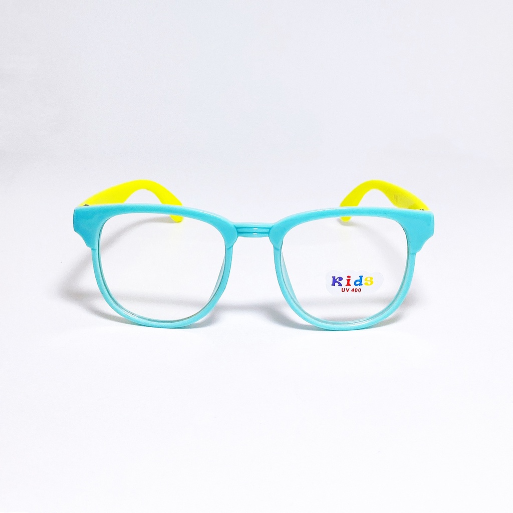 Kính mát trẻ em Jun Secret gọng nhựa, tròng kính dáng vuông đơn giản đáng yêu dành cho bé trai và bé gái JS58A10