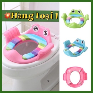 Thu nhỏ bồn cầu có tay vịn cho bé , lót ếch bồn cầu cho bé , ló bồn cầu cho bé