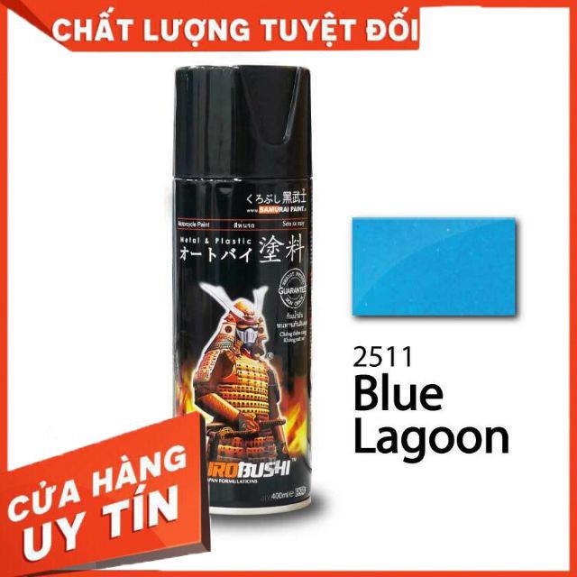 Samurai 2511 - Sơn xịt samurai màu xanh đầm phá 2511