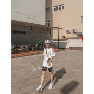 Áo Thể Thao Nam Nữ [Tee Shirt] Tref 3STR 3D White [ĐỒ TẬP GYM]