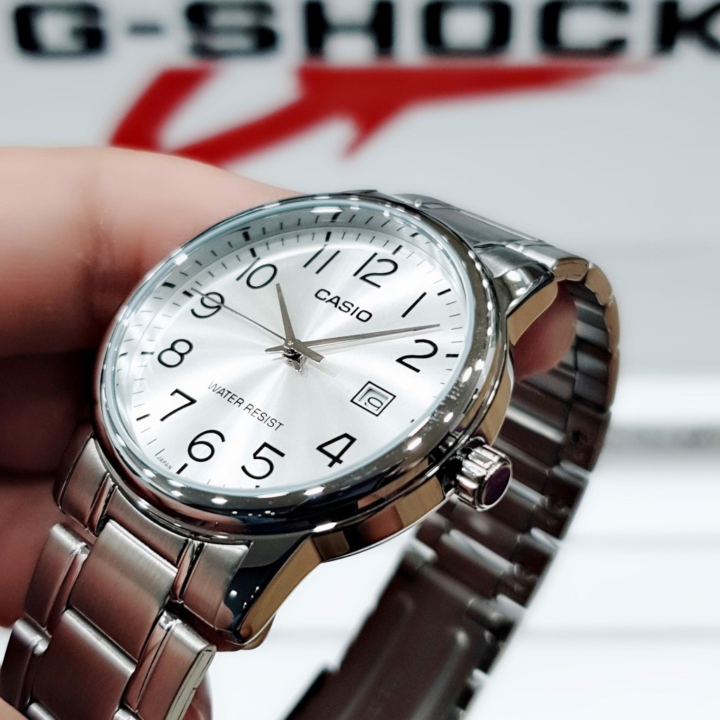 Đồng hồ nam dây kim loại Casio Standard chính hãng Anh Khuê MTP-V002D-7BUDF (37mm)