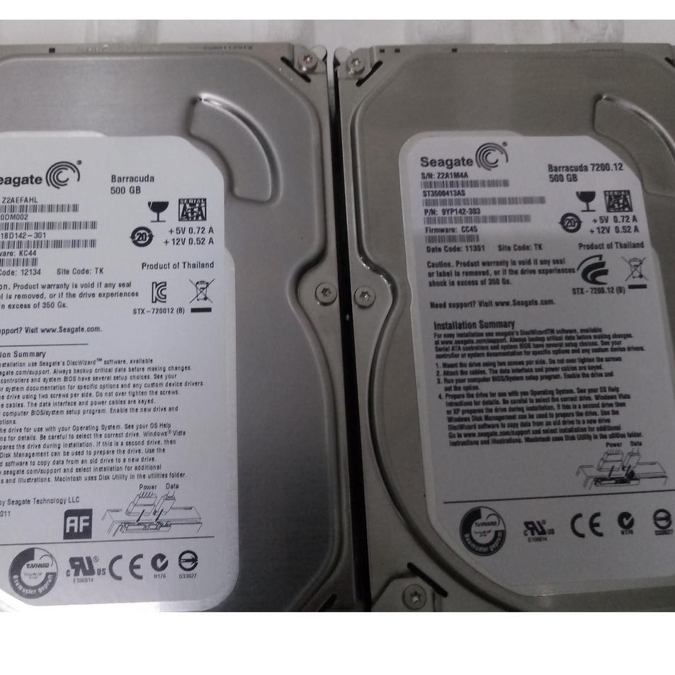 Ổ Cứng Hdd 1 Năm Mgq 500gb Sata Seagate Hdd
