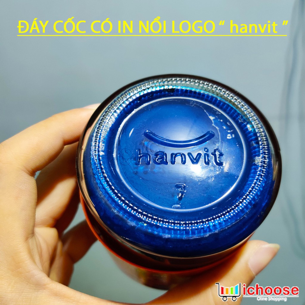 Cốc thả bồn cầu Hàn Quốc Hanvit 180gr  hương hoa giúp tẩy sạch vết bẩn, mùi khó chịu và giữ mùi thơm mát