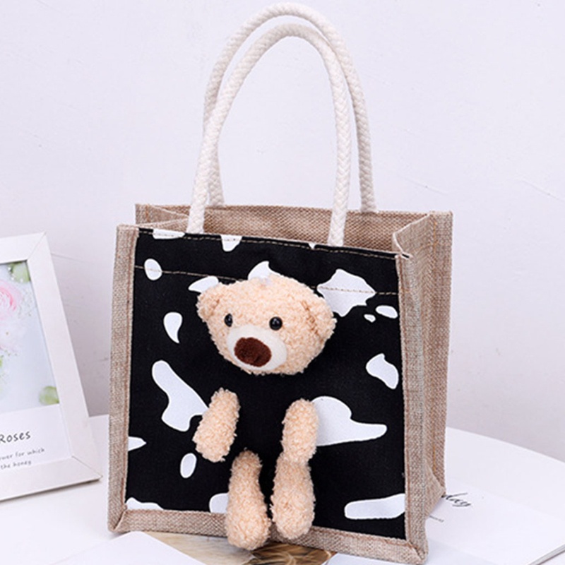 Túi Xách Đeo Vai Cỡ Lớn Hình Gấu Dễ Thương Cho Nữ