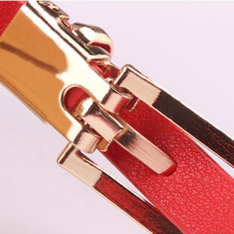 Thắt lưng mỏng màu trơn thời trang nữ tính