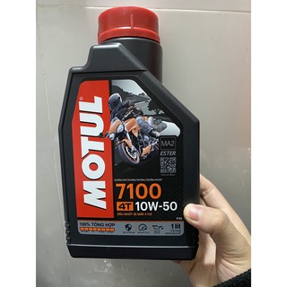 Dầu MOTUL 7100 4T 10W-50 1L 100% tổng hợp