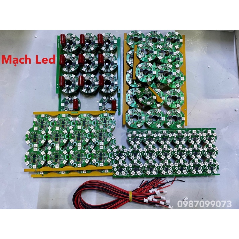 Mạch led thay cho đèn pha lê, bo mạch led, hũ mạch led