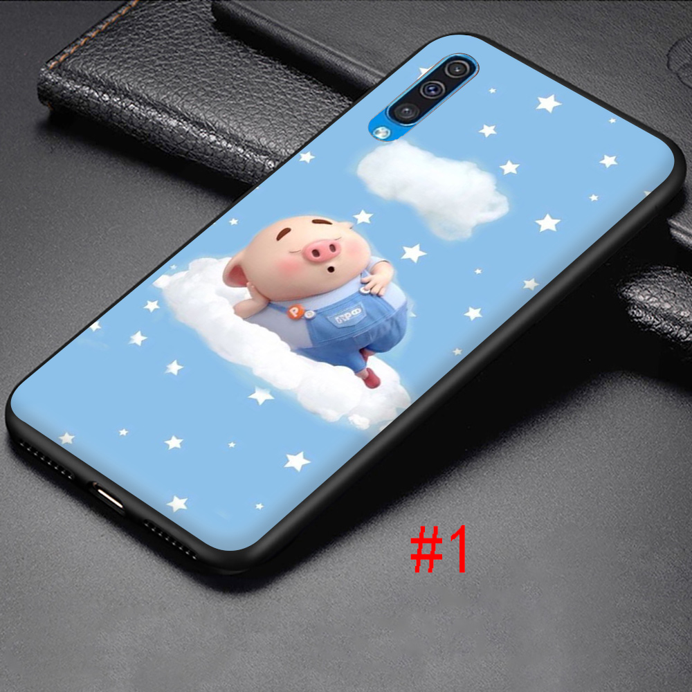 Cartoon Pig Soft Silicone Phone Case Samsung A6 A7 A8 Plus A9 2018 A3 2016 A5 2017