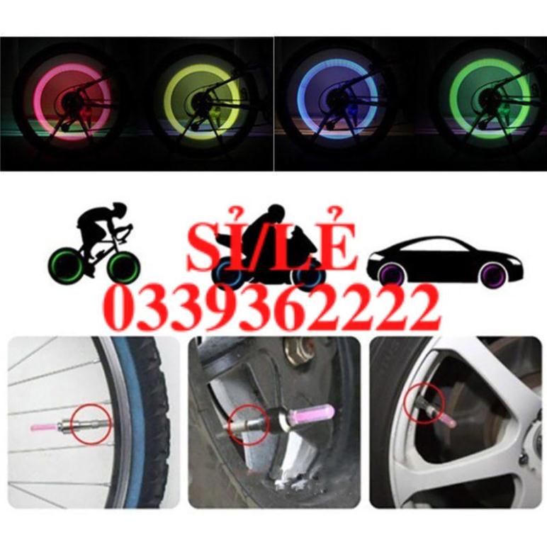 [ HAIANHSHOP ] Bộ 2 đèn LED neon gắn van xe đạp/xe máy Duashop &gt;