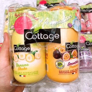 Cặp Sữa Tắm Cottage Pháp (Chai 250ml)