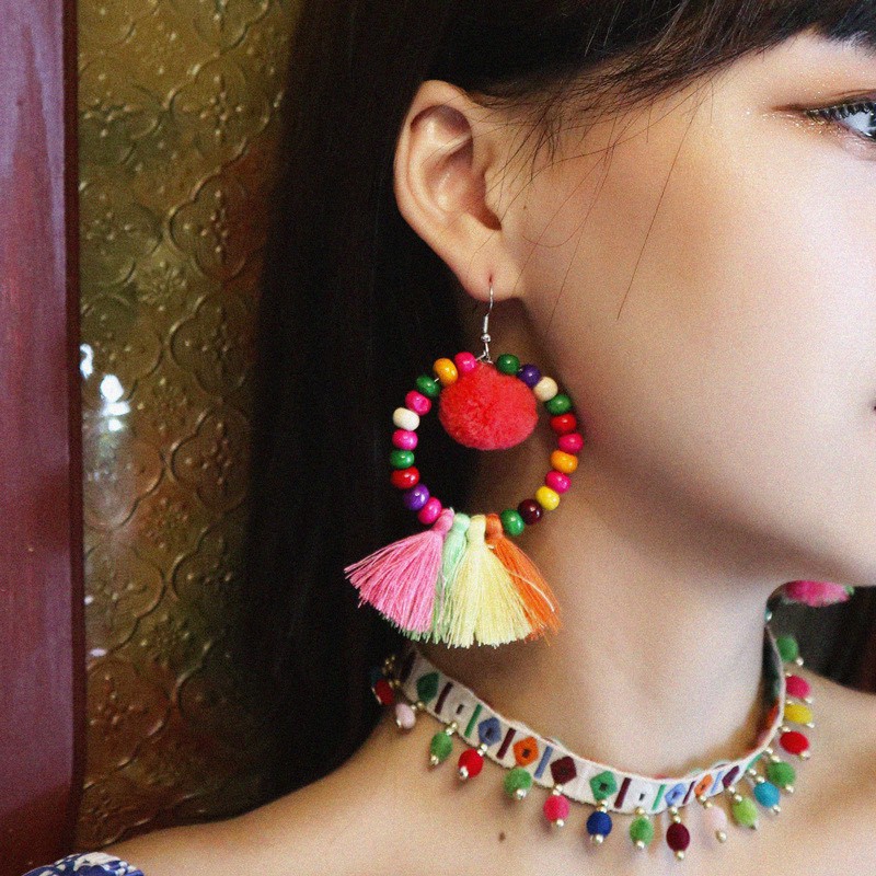 Khuyên tai boho | Choker boho