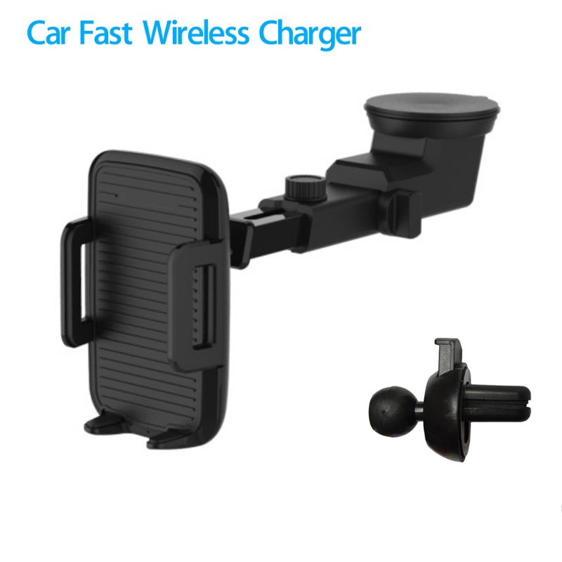 Đế Sạc Điện Thoại Không Dây Điều Chỉnh Được 360 Độ Cho Xe Hơi° Xoay Tròn Chuyên Dụng Chất Lượng