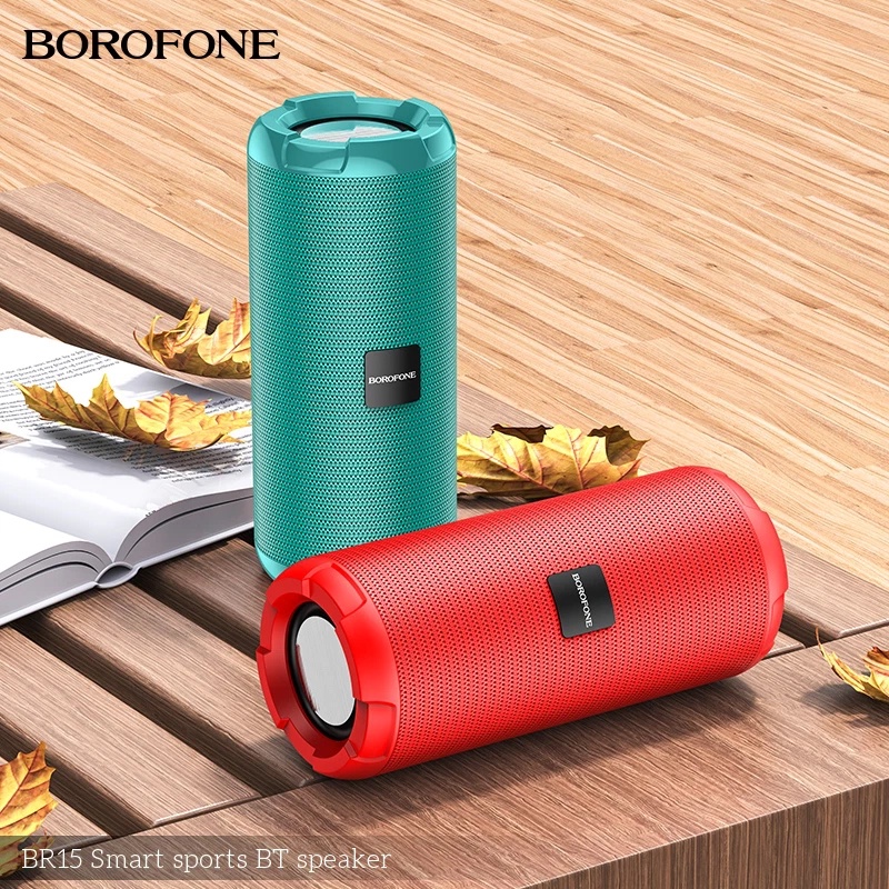 Loa bluetooth đa năng Borofone BR15 10W hỗ trợ USB/TF/FM/AUX/TWS - kết nối cùng lúc 2 loa (4 màu tuỳ chọn)