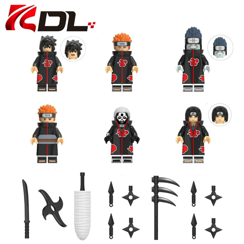 Mô hình lắp ghép lego nhân vật Uchiha Sasuke Kdl801 độc đáo