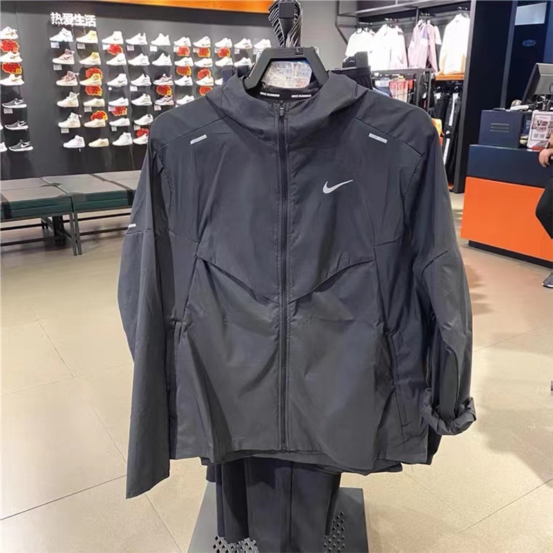 Áo Khoác Gió NIKE Có Mũ Trùm Cá Tính Trẻ Trung