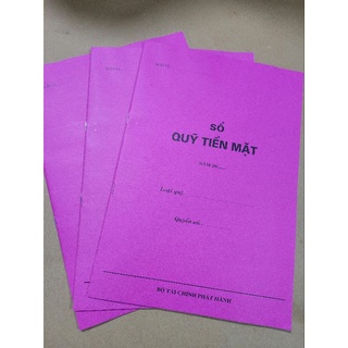 Sổ quỹ tiền mặt.