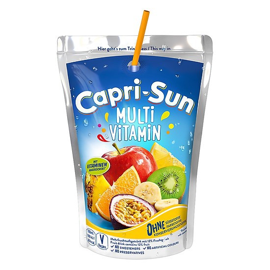 ( Bán sỉ ) Lốc 10 gói Nước trái cây Capri-Sun gói 200ml