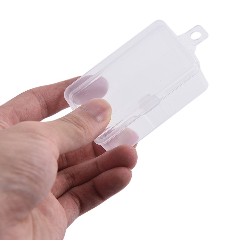 1 hộp nhựa PP trong suốt dùng để đựng các vật dụng nhỏ tiện lợi