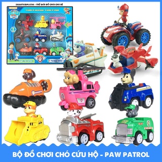 Bộ đồ chơi biệt đội xe chú chó cứu hộ Paw Patrol cho bé xe chạy trớn nhiều mẫu