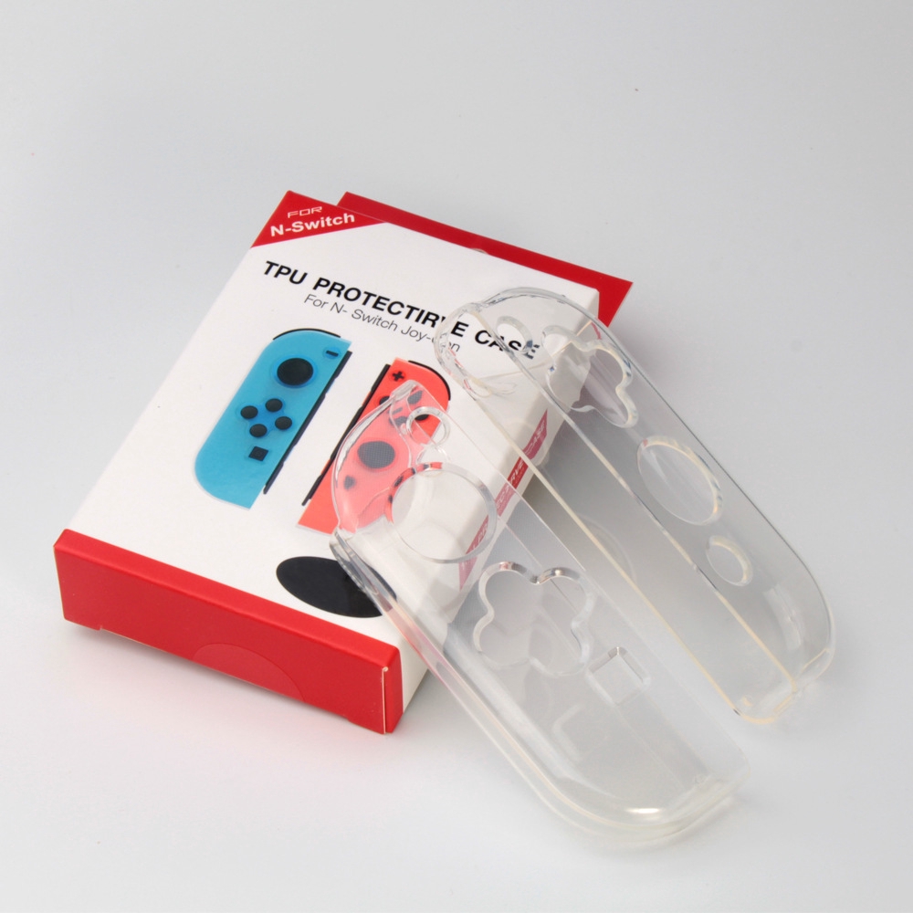 Vỏ bọc tay cầm chơi game NS Joycon màu trong suốt chất lượng cao | BigBuy360 - bigbuy360.vn
