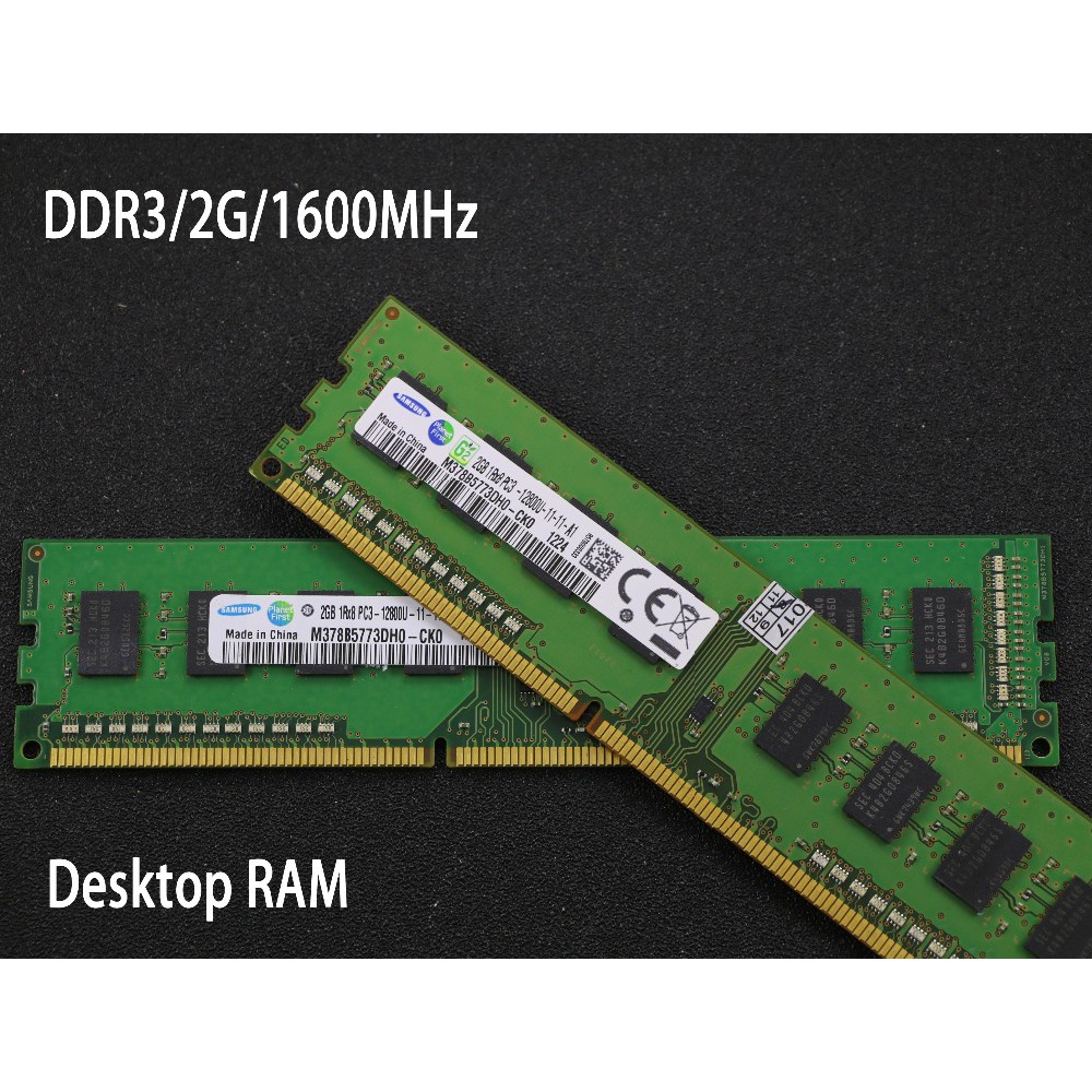 Ram Samsung DDR3 2GB bus 1600 cho PC