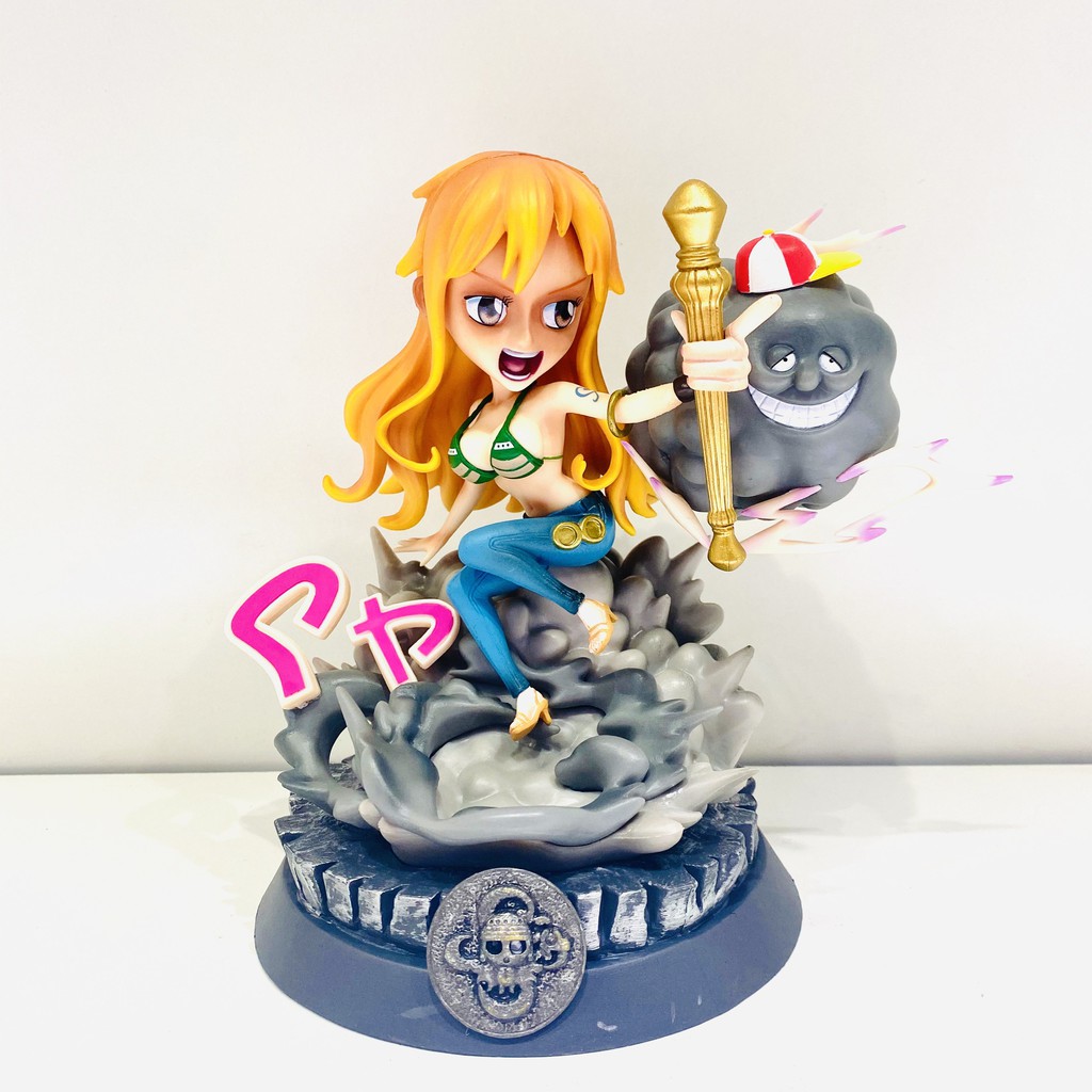 Mô Hình Hoa Tiêu Nami trạng thái chiến đấu Cao 18cm - Tượng Figure Miêu Nữ One Piece Vua Hải Tặc