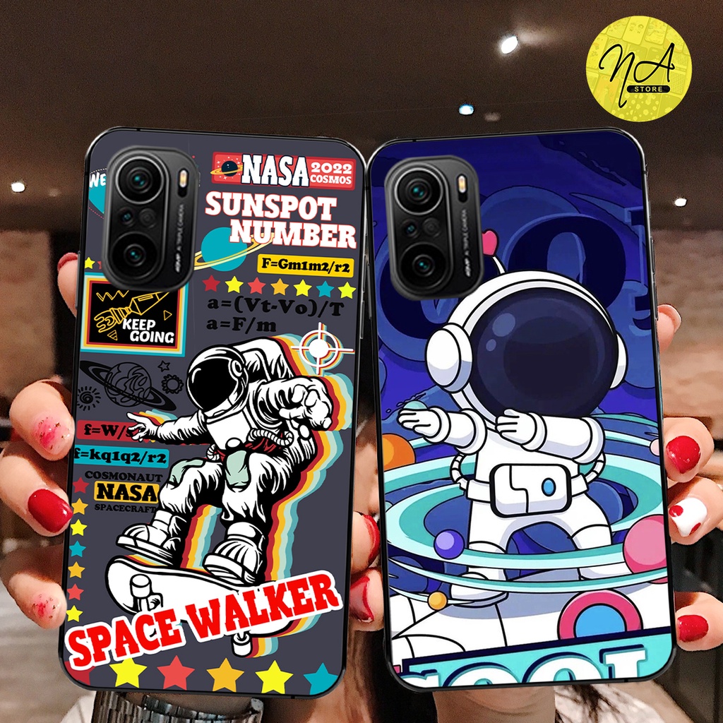 Ốp lưng Xiaomi Redmi K40 / K40 Pro / K40 Gaming / POCO F3 in phi hành gia cute cực đẹp