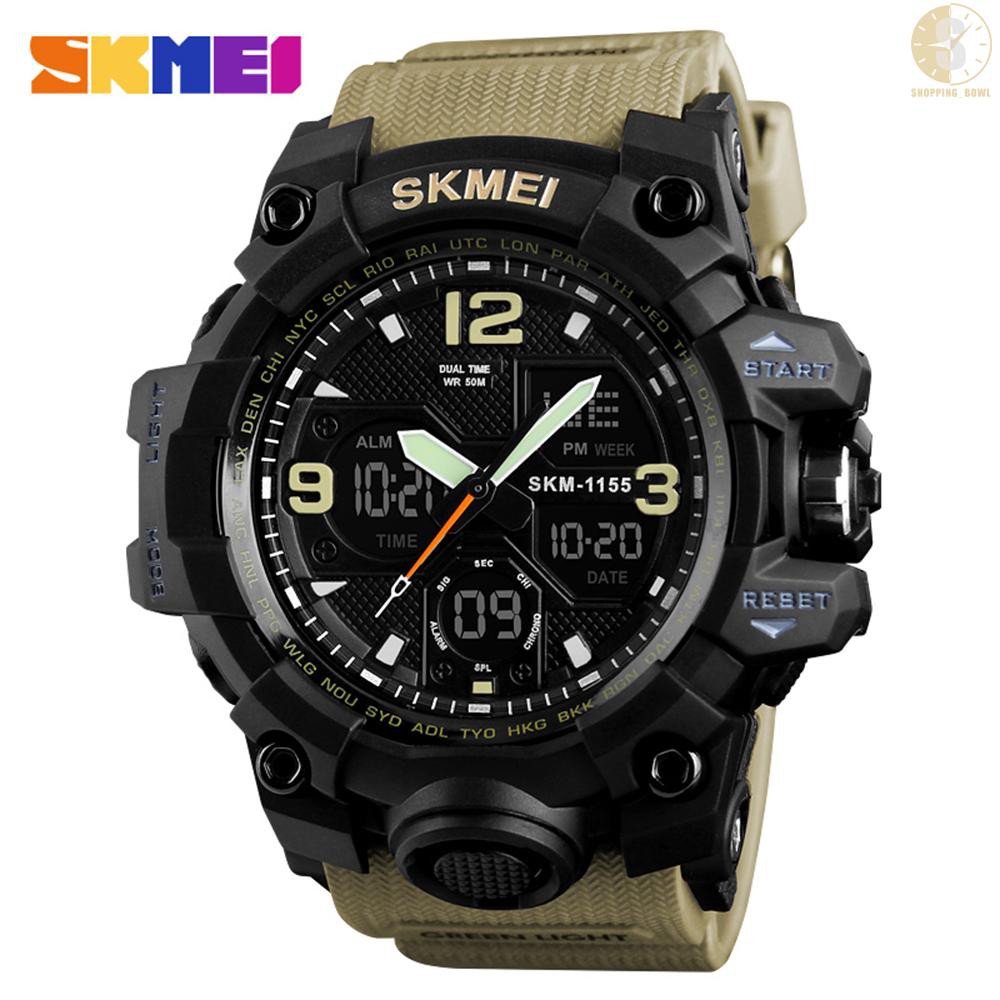 Đồng hồ đeo tay thạch anh kĩ thuật số SKMEI 1155B thời trang thể thao dành cho nam
