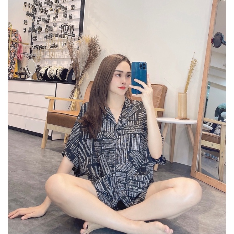 Đồ bộ Pijama - Form cánh dơi quần cộc cao cấp ❤️ | BigBuy360 - bigbuy360.vn