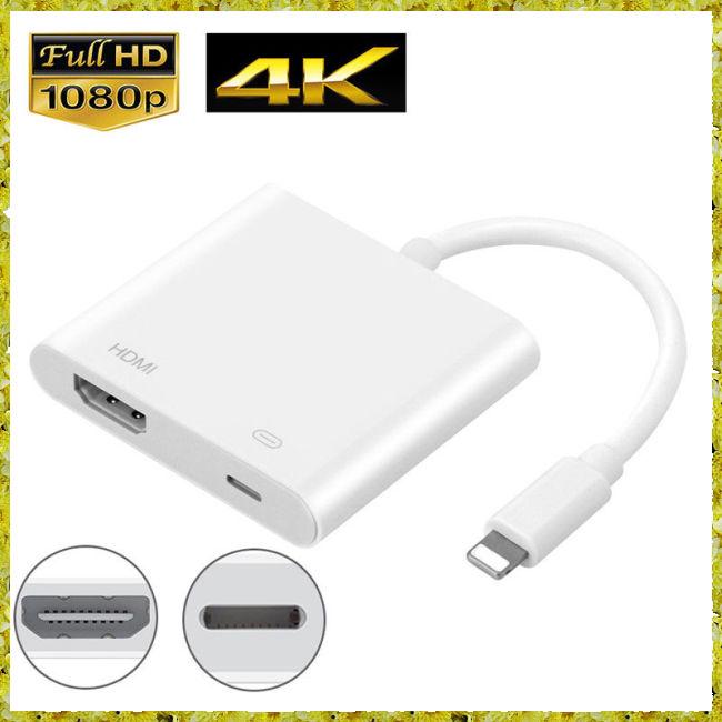 Thiết bị cáp chuyển đổi cổng Lightning sang AV TV HDMI kèm cổng sạc cho iPad Air iPhone 6 6S