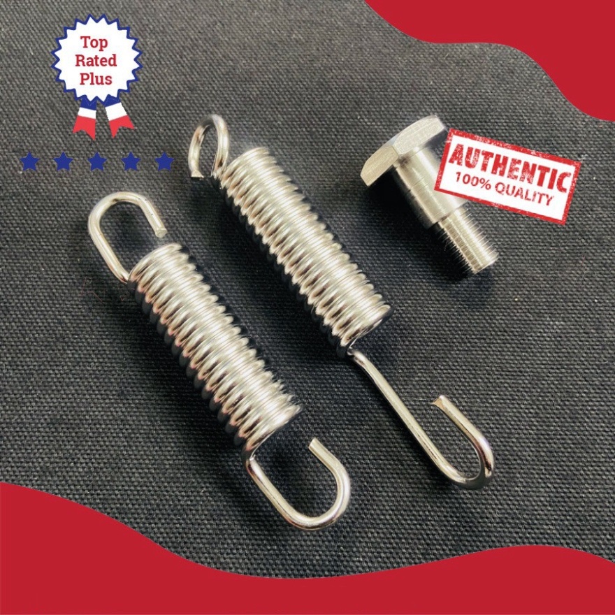 {INOX SÁNG BÓNG} BỘ SƯU TẬP LÒ XO INOX CHỐNG NGHIÊNG VÀ CHỐNG ĐỨNG KÈM ỐC CHÂN CHỐNG CHO CÁC DÒNG XE HONDA