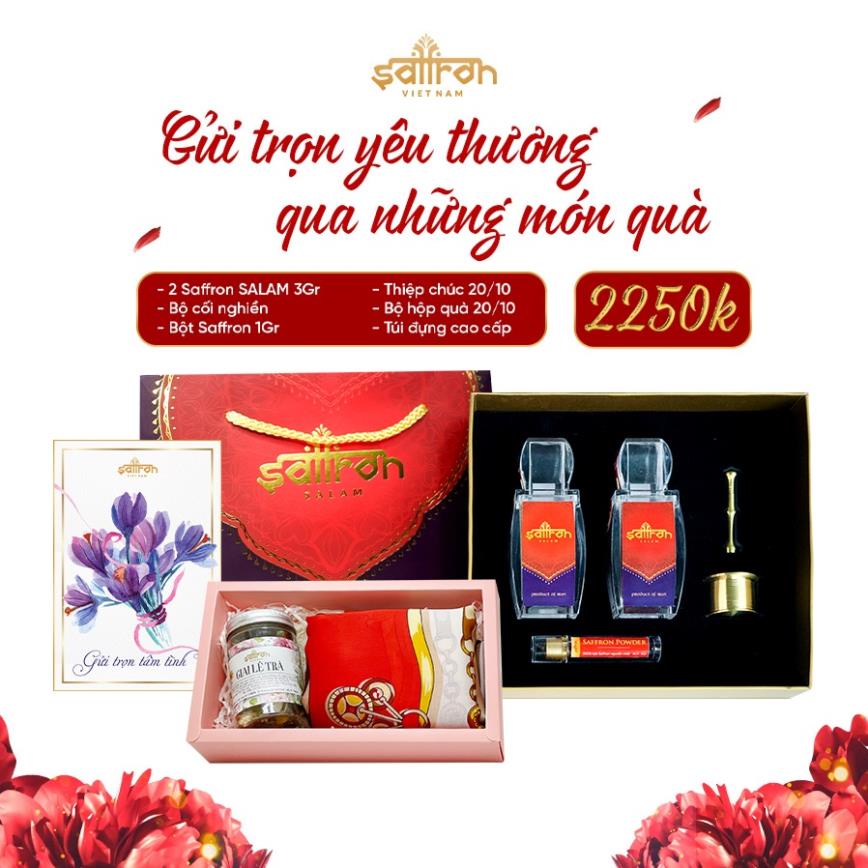 Set quà tặng Saffron Việt Nam ý nghĩa thiết thực tặng nhân viên, đối tác, mẹ, vợ chồng, người yêu