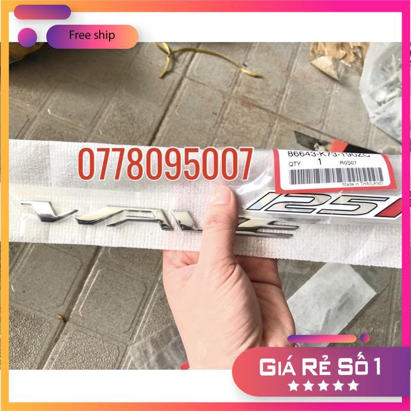 Tem wave nổi kèm chữ125i -HÀNG CHÍNH HÃNG CAO CẤP