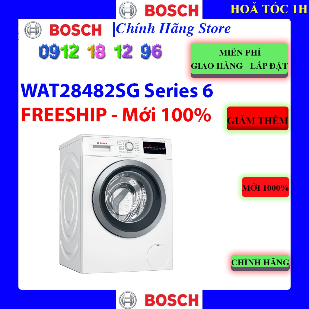 BOSCH WAT28482SG - Máy Giặt 9kg BOSCH HMH.WAT28482SG Series 6