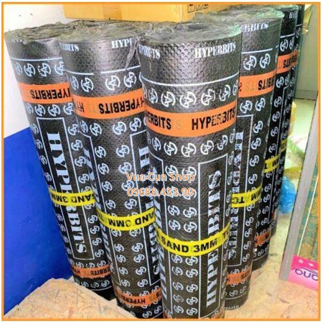 Màng chống thấm - Màng khò nóng Hyperbits Ai Cập 3mm mặt cát, trơn