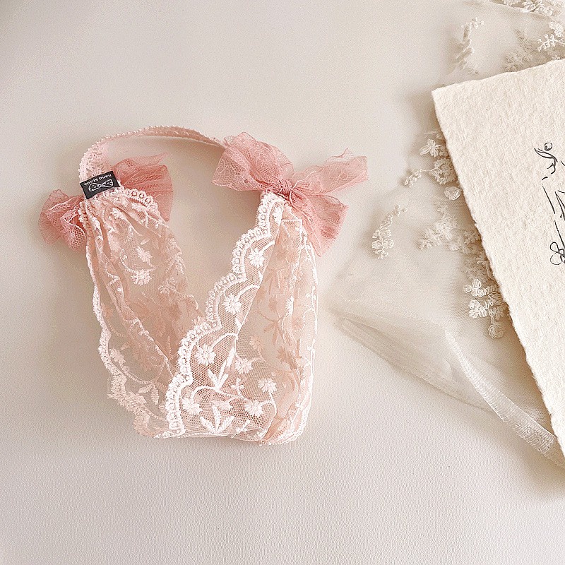 Băng đô voan tóc bé gái style lolita dễ thương