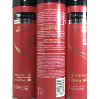 Gôm xịt tóc Tresemme Keratin Smooth hair spray