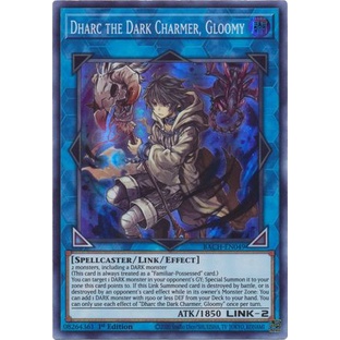 Thẻ bài Yugioh - TCG - Dharc the Dark Charmer, Gloomy / BACH-EN049'