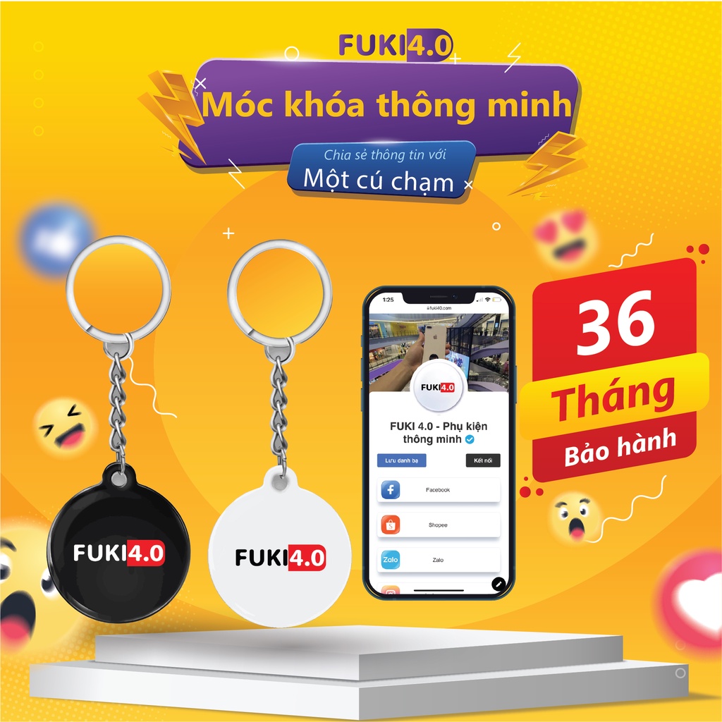 Móc khóa thông minh FUKI 4.0, Chia sẻ thông tin một chạm