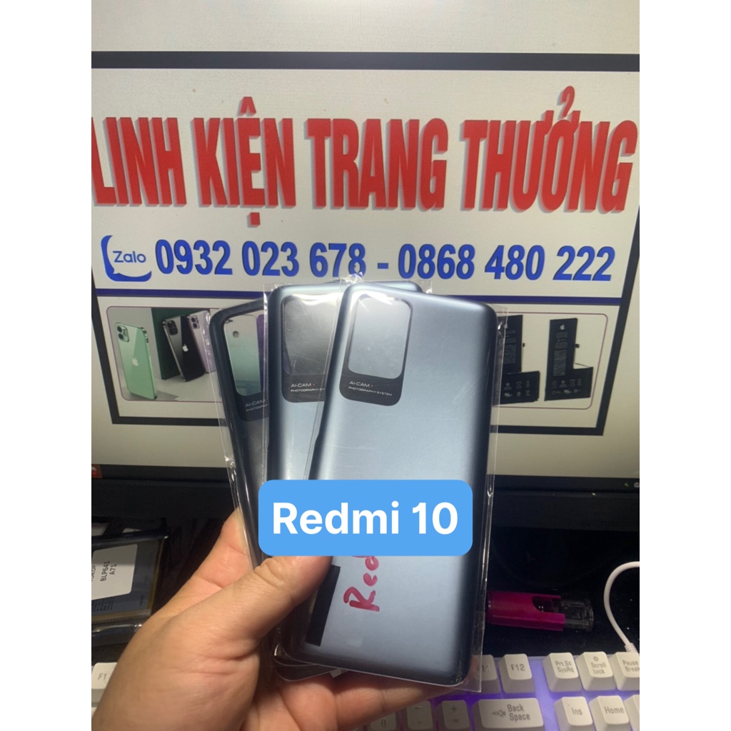 Miếng lưng vỏ điện thoại redmi 10 - Xiaomi / hàng zin